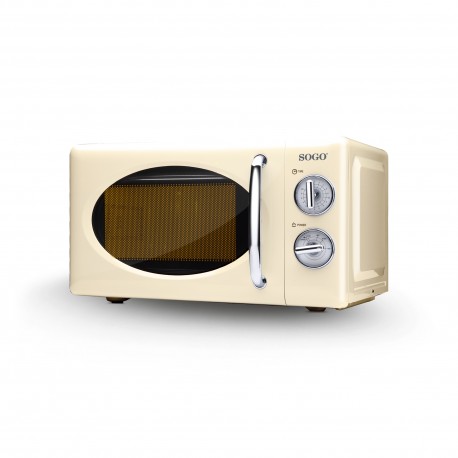 Microondas retro 700w beige