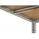 Estantería de metal 5 baldas 90x40x180cm galvanizada