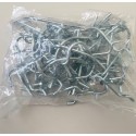 Ganchos para panel perforado 40uds