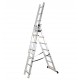 Escalera profesional aluminio 3x7 peldaños