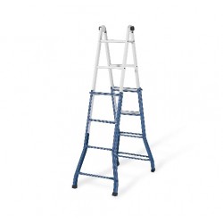 Escalera telescópica de acero 4x4