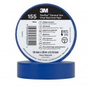 Cinta aislante 3M 19mm x 20mt azul