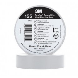 Cinta aislante 3M 19mm x 20mt blanco