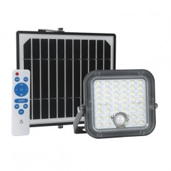 Foco solar 1500lum 4000-6000k con mando