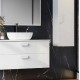 Mueble de baño suspendido Nuria blanco mate 60cm