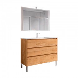 Mueble de baño Iris nogal 80cm