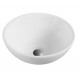 Lavabo cerámica sobre encimera OTTO blanco mate 40x40cm