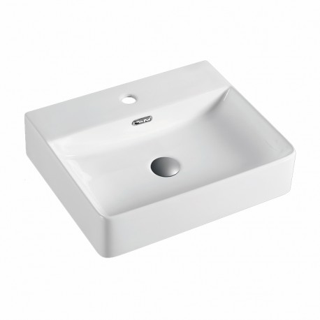 Lavabo cerámica sobre encimera NOVE 50x42cm