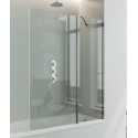 Mampara bañera combi fijo+abatible 125x150cm