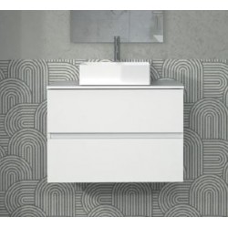 Mueble de baño Sevilla blanco brillo 100cm