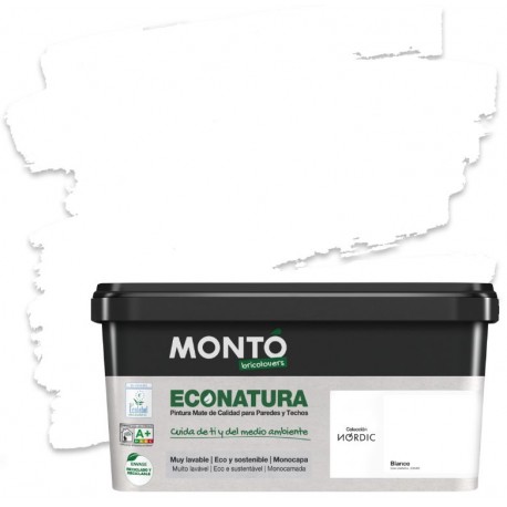Pintura econatura blanca 4lt.