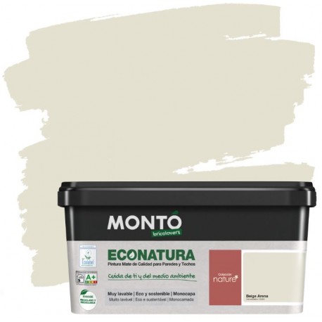 Pintura econatura beige arena 4lt.
