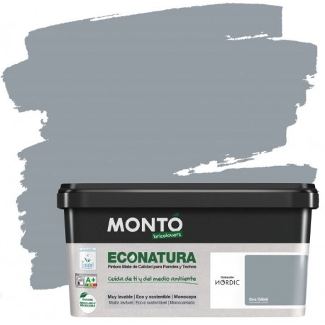 Pintura econatura gris gabla 4lt.