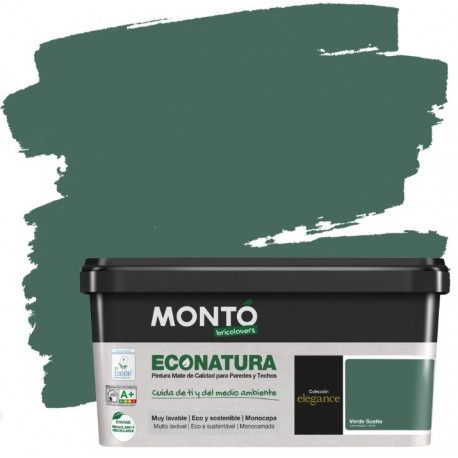 Pintura econatura verde sueño 4lt.