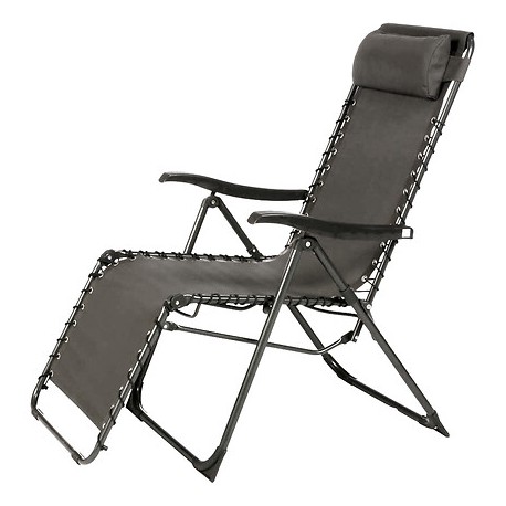 Sillón multiposiciones antracita