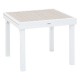 Mesa de aluminio extensible Piazza 90-180x90cm
