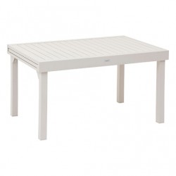 Mesa Piazza aluminio arcilla 135-270x90cm