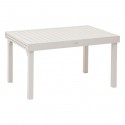 Mesa Piazza aluminio arcilla 135-270x90cm