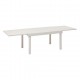 Mesa Piazza aluminio arcilla 135-270x90cm