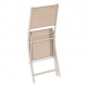 Silla plegable arcilla