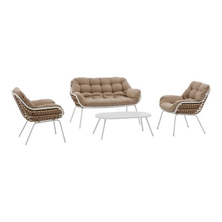 Conjunto sofa Paopao blanco