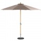 Parasol bambú 3 metros topo