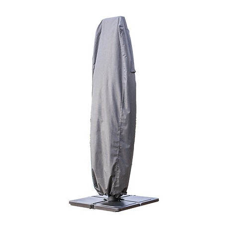 Funda parasol excéntrico 257cm pizarra