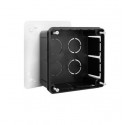 Caja de conexión de empotrar con tornillos 100x100x50mm