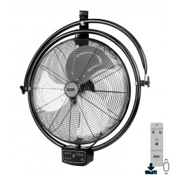 Ventilador de pared-techo industrial 50cm 120w negro