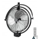 Ventilador de pared-techo industrial 50cm 120w negro