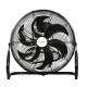 Ventilador de suelo industrial 51cm 90w negro
