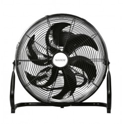Ventilador de suelo industrial 51cm 90w negro