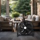 Ventilador de suelo industrial 51cm 90w negro