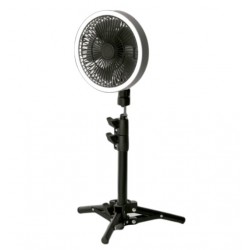 Ventilador de pie con luz y bateria USB