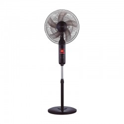 Ventilador de pie DC 43cm 30w negro