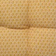 Cojín para palet 60x120cm ocre