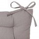 Cojín de algodón 38x38cm para silla exterior taupe