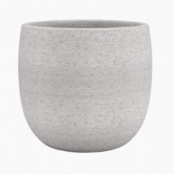 Maceta cerámica 25cm Hemera crema