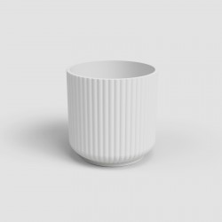 Maceta cerámica 14cm Luna blanca