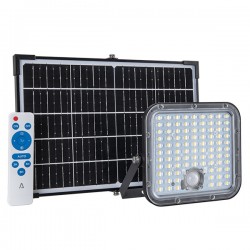 Foco solar 4800lum 4000-6000k con mando