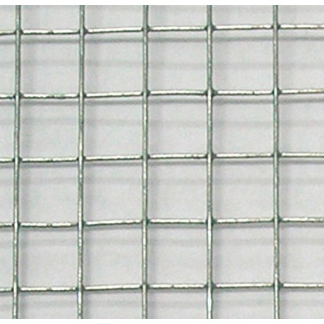 Malla metálica cuadrada galvanizada 19mm 1x5m