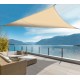 Toldo vela triangular elástico 3,4m beige