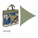 Toldo vela triangular 3,6m verde