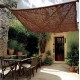 Toldo vela rectangular 3x3m fibra de coco