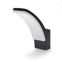 Aplique de pared led 12w Winni negro