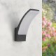 Aplique de pared led 12w Winni negro