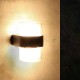 Aplique de pared led 10w Lan negro
