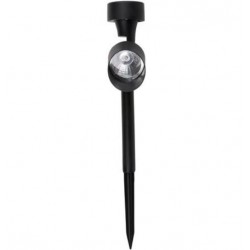 Baliza solar LED lateral negra