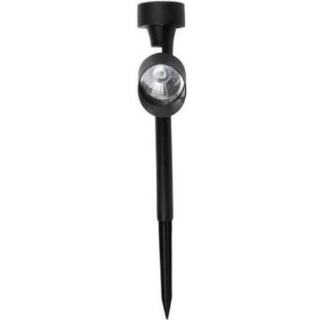 Baliza solar LED lateral negra