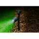 Baliza solar LED lateral negra